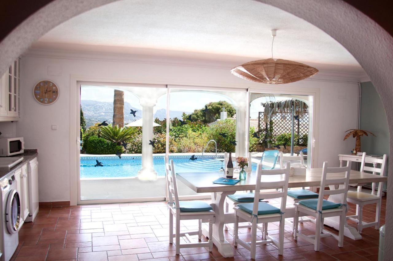 Villa Las Palmeras With Private Pool And Garden Altea Eksteriør bilde